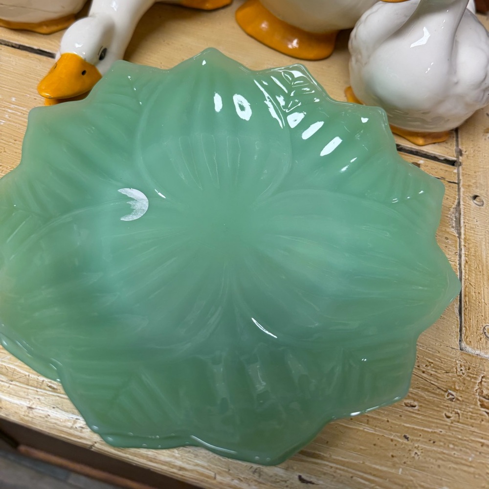 Jadeite plate Decorative